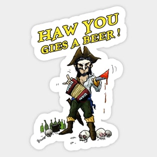 Thirsty Pirate Sticker